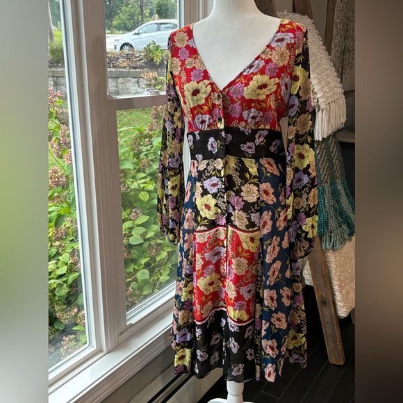 Anthropologie-Maeve Gardenia Wrap Dress - Picture 7 of 15